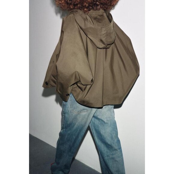 ZARA ZW COLLECTION WATER REPELLENT TRENCH COAT - Picture 4 of 9